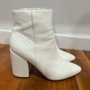 White booties